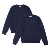 MS Pure Cotton School Jumper 10-11 Years Navy
