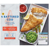MS 4 Battered Cod Fillets Frozen