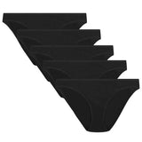 MS Collection Cotton Modal Bikini Knickers Size 14 Black
