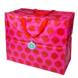 Red Spots Jumbo Storage Bag