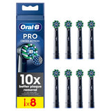 Oral-B CrossAction Toothbrush Heads - Black