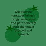 Higgidy Vegan Roasted Tomato Broccoli  Spinach Quiche with basil