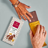 Domori Sicilian Almonds  Honey Dark Chocolate with Criollo Cocoa