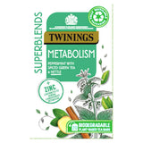 Sachets de thé Twinings Superblends Métabolisme, paquet de 20