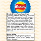 Chips Walkers Crinkles Cheddar et Oignon, sachet à partager, 140 g