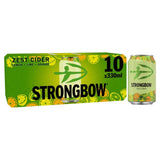 Cidre Strongbow Zest en canette, 10 x 330 ml
