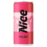 Vin rouge Malbec agréable 187 cl