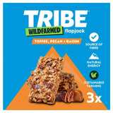 Barres de céréales Tribe Wildfarmed au caramel, noix de pécan et raisins secs, 3 x 50 g