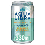 Eau pétillante Aqua Libra infusée au concombre, à la menthe et au citron vert 330 ml