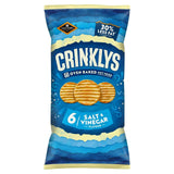 Jacobs Crinklys Sel Vinaigre 30 portions allégées en matières grasses, multipack de 6 x 23 g