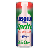 Vodka Absolut Sprite Pastèque Canette 250ml