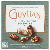 Guylian Fairtrade Chocolats Coquillages Original fourrés au praliné noisette x6 65g