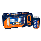 Irn-Bru Xtra sans sucre, 8 canettes de 330 ml