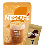 Sachets de café instantané Nescafé Latte saveur pâte à biscuits vanille, 7 x 195 g