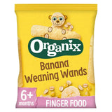 Bâtonnets de sevrage à la banane Organix, céréales bio pour bébé, 6 mois, 25 g
