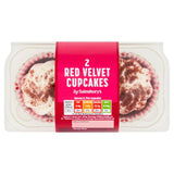 Deux cupcakes Red Velvet de Sainsbury's
