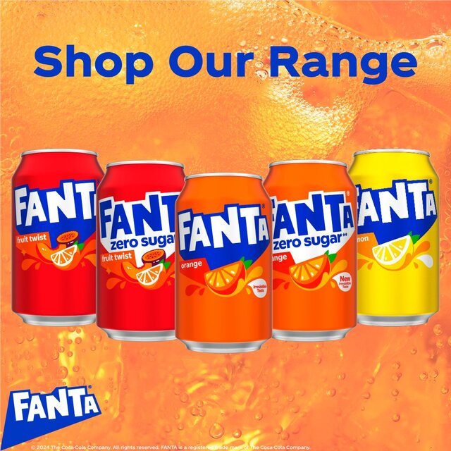 Fanta Lemon   24 x 330ml - McGrocer
