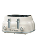 Daewoo Cream Sienna 4 Slice Toaster
