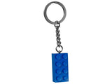 Porte-clés LEGO® bleu à tenons 2x4 