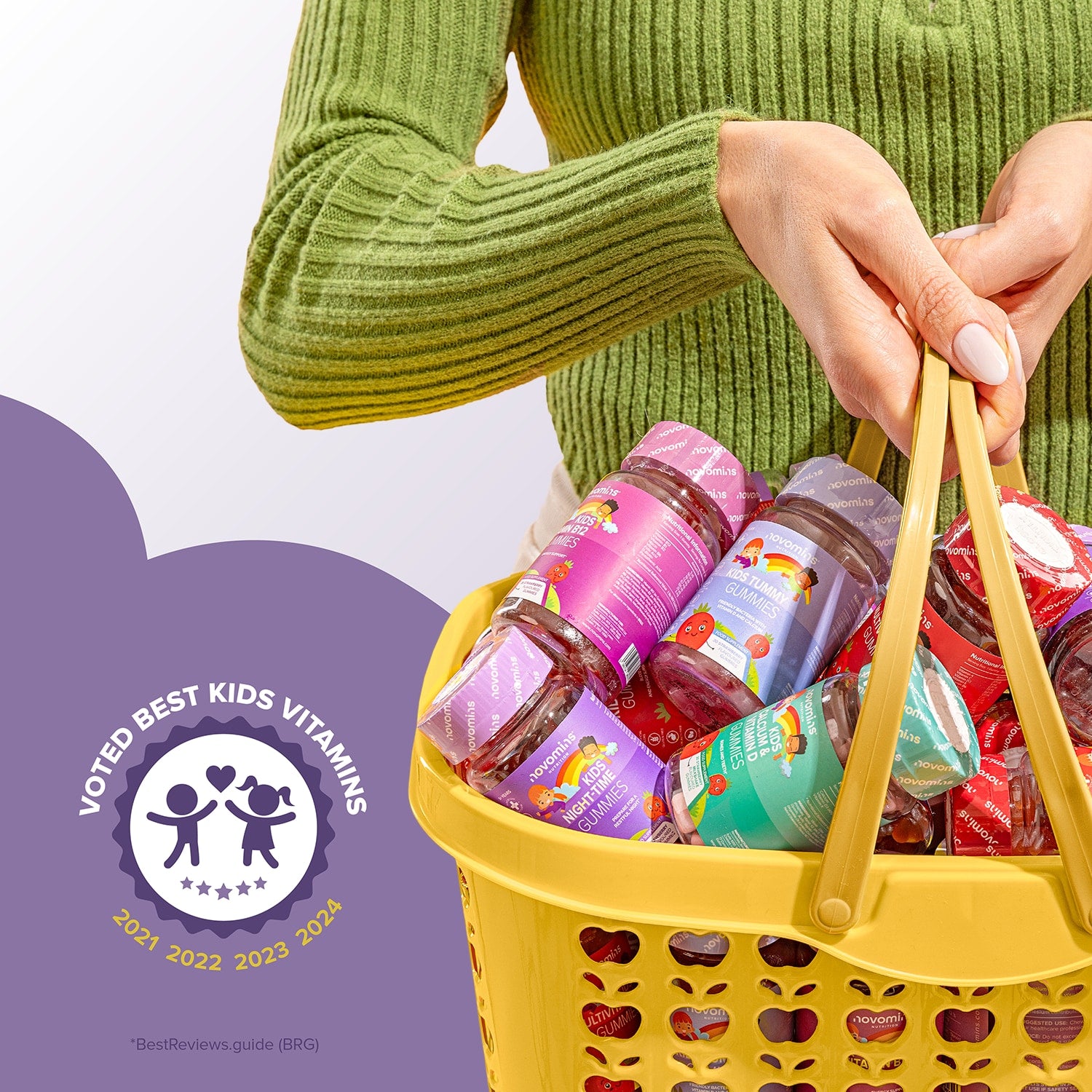 Novomins Kids Magnesium Strawberry Flavoured 30 Gummies - 998893