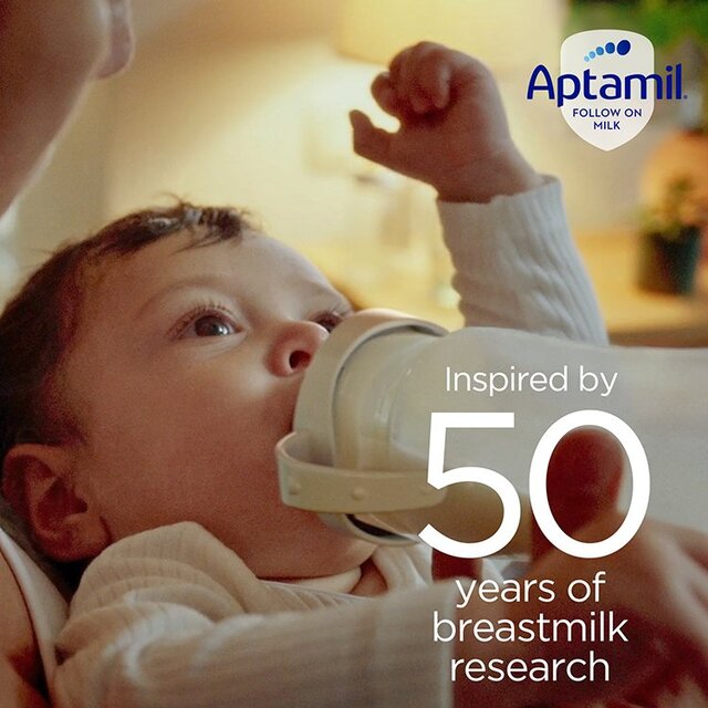 Aptamil 2 Follow On Baby Milk Formula Liquid Ready to Feed 6-12 Months   200ml - McGrocer