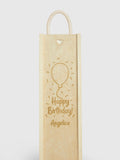 Coffret cadeau d'anniversaire personnalisé avec vin rosé par Gifted Drinks