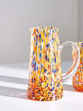 Pichet de service en verre Oliver Bonas Multi Fiesta Confetti 