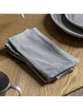 Serviettes de table Gallery Home, lot de 4, gris tourterelle 