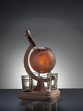 Coffret carafe à whisky DrinksTime Stylish Whisky Globe Malt