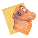 Crackers Birthday card