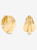 Jon Richard Gold Plated Domed Hoops