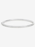 Jon Richard Silver Plated and Pave Bangle