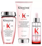 Kérastase Genesis Shampoo, Conditioner and Hair Serum, Fortifying Routine to Maintain Weakened Hair Prone to Breakage, Trio Set - McGrocer