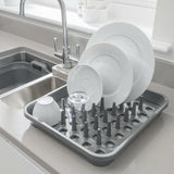 Addis 100% Recycled Draining Rack Light Grey - McGrocer