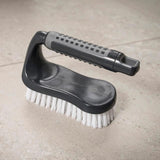 Addis Metallic Graphite New ComfiGrip Floor Iron Scrub Brush - McGrocer