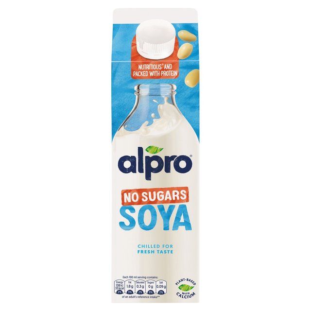 Alpro Soya No Sugars Chilled Drink   1L - McGrocer