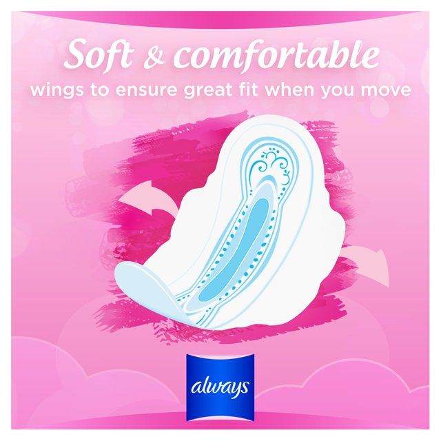 Always Sanitary Towels Sensitive Normal (Size 1) Wings   14 per pack - McGrocer