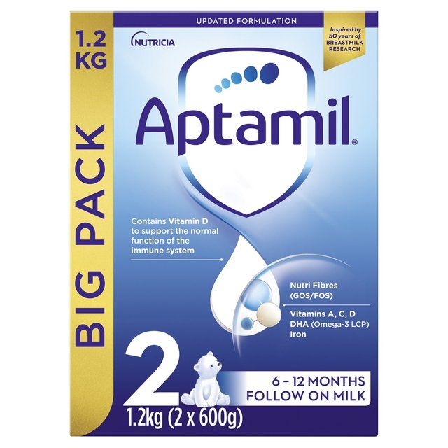 Aptamil 2 Follow On Milk 6-12 Months   2 x 600g - McGrocer