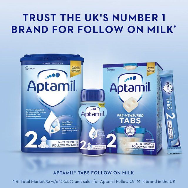 Aptamil 2 Follow On Milk 6-12 Months   2 x 600g - McGrocer
