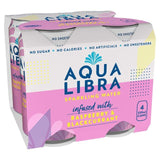 Aqua Libra Raspberry & Blackcurrant Infused Sparkling Water   4 x 330ml - McGrocer
