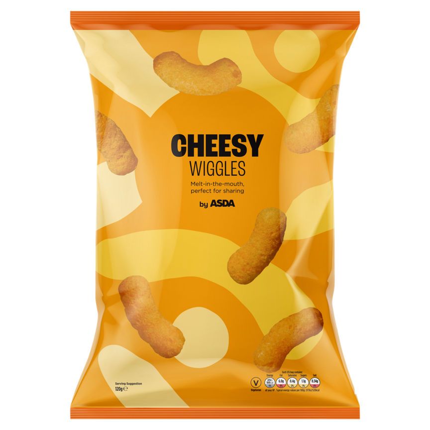 ASDA Cheesy Wiggles 120g - McGrocer