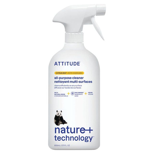 Attitude Multi Surface Cleaner Citrus Zest   800ml - McGrocer