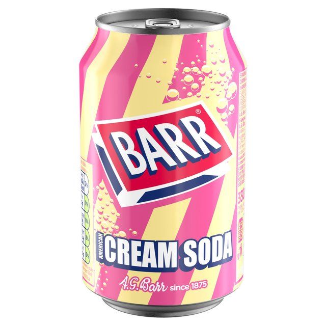 Barr American Cream Soda   24 x 330ml - McGrocer