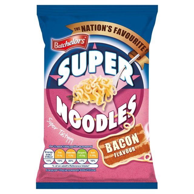 Batchelors Super Noodles Bacon   100g - McGrocer