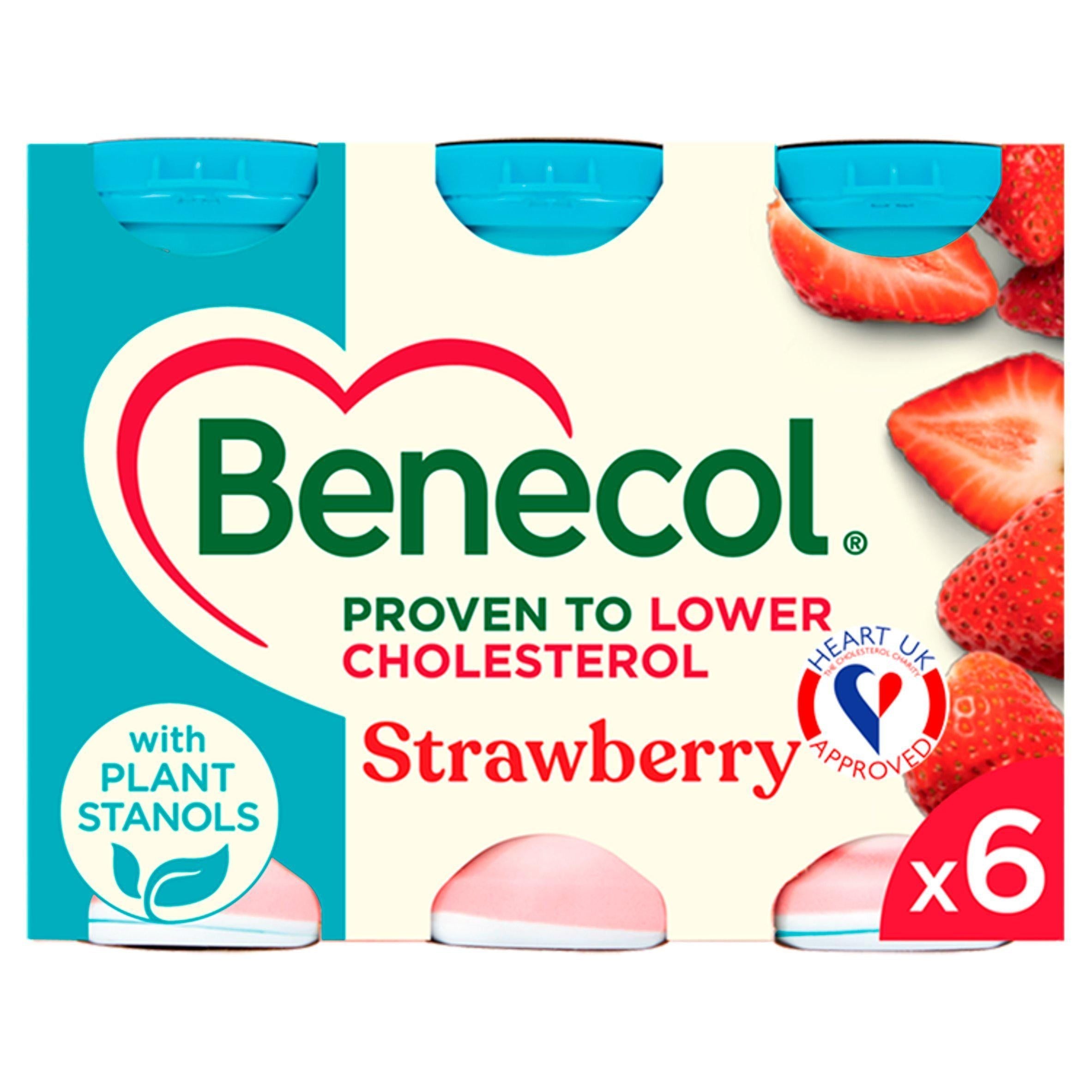 Benecol Yogurt Drink Strawberry 6x67.5g - McGrocer