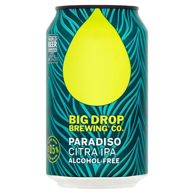 Big Drop Low Alcohol Paradiso Citra IPA   330ml - McGrocer