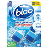 Bloo Toilet Toilet Cistern Block Original Blue Water   2 per pack - McGrocer