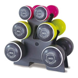 Body Sculpture 19kg Dumbbell Set with Stand - McGrocer