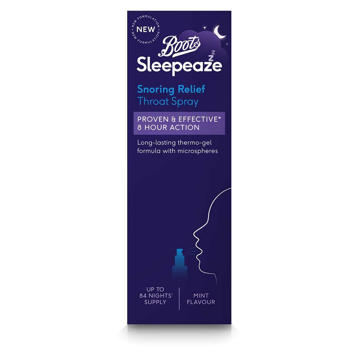 Boots Sleepeaze Snoring Relief Throat Spray - 42ml - McGrocer