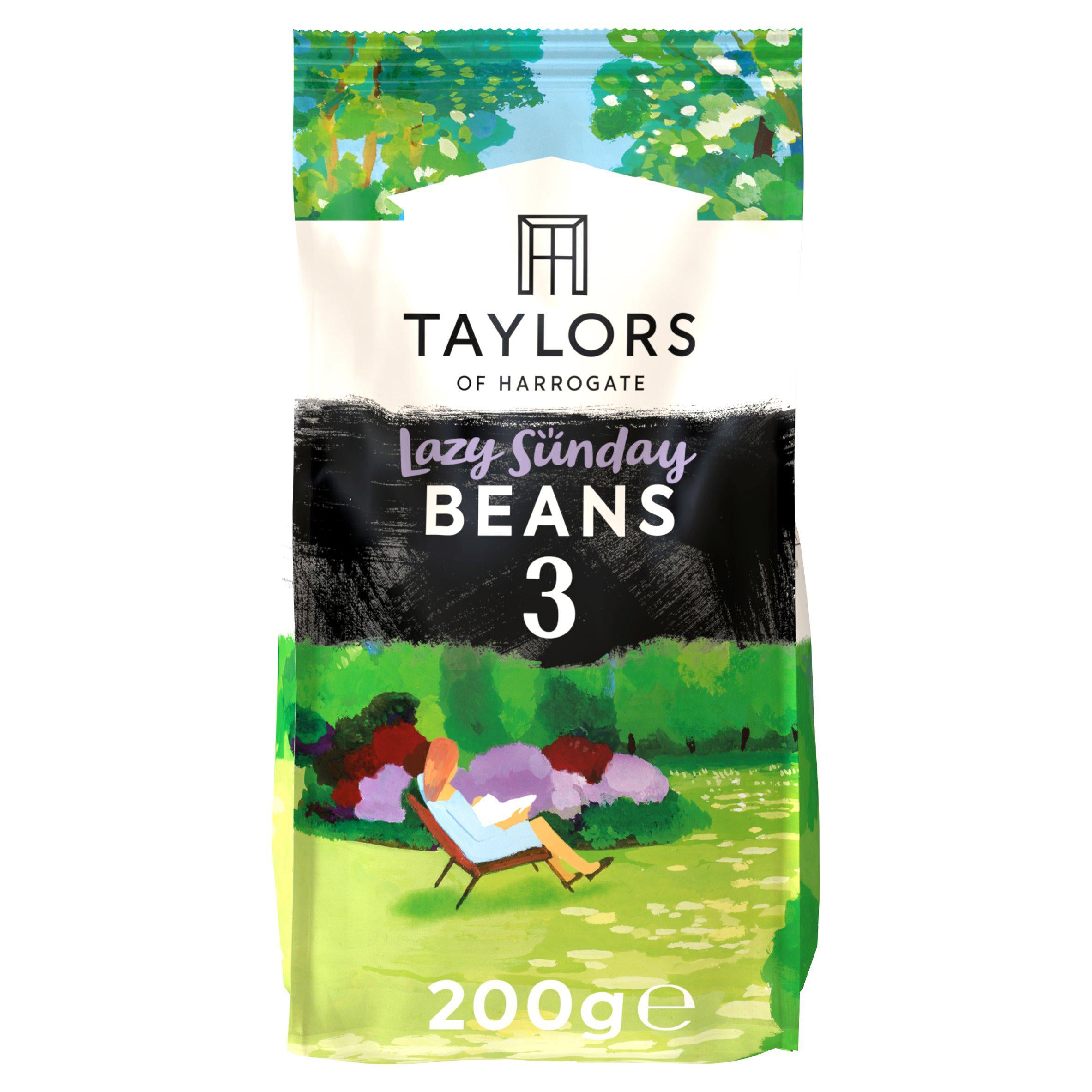 Taylors of Harrogate Lazy Sunday Beans Roast Coffee 200g GOODS ASDA   